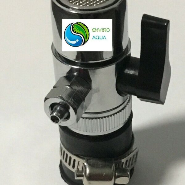 Diverter Valve Tap connector for 1/4" tube Benchtop water filters