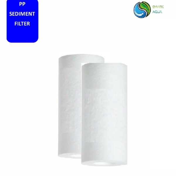 2X Poly Spun Water Filter Cartridge 5 Micron Sediment 20" x 4.5" Whole House