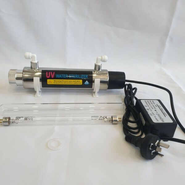UV 0.5-1-GPM 11w Filters | UV Water Sterilizer Filter | 220v Phillip Lamp