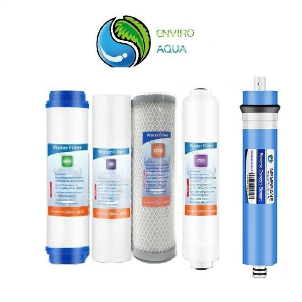 5 stages RO Cartridges Replacement set For 5 Stages RO Water Filter System 5mic