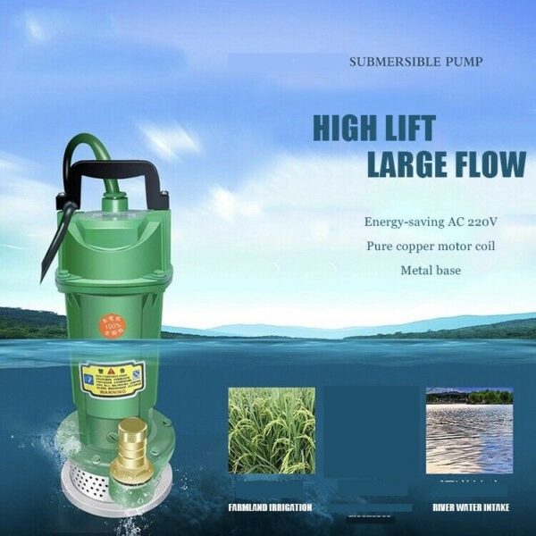 Single-Phase Submersible Clean water Pump 370W lift 10m