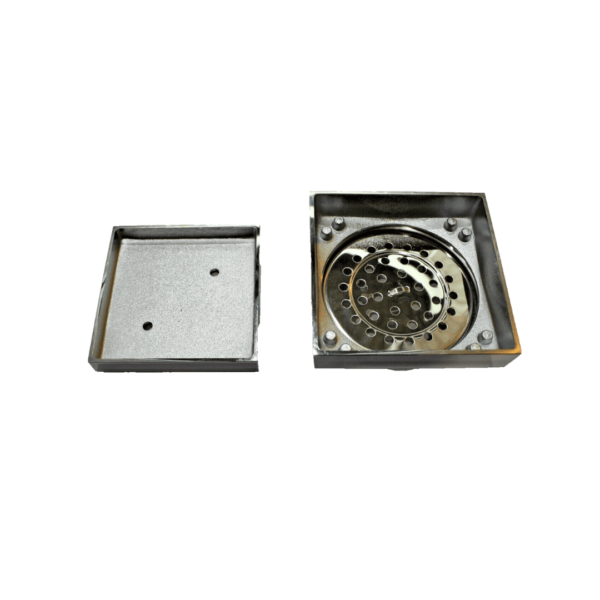 115mm Square Tile Insert 100mm Waste Outlet Floor Drain Shower Grate