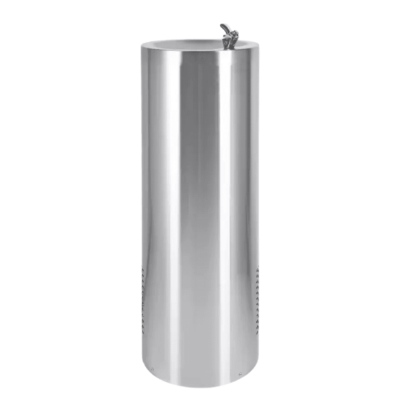 Commercial Stainless Steel Filtered Cold Water Bubbler - Circular